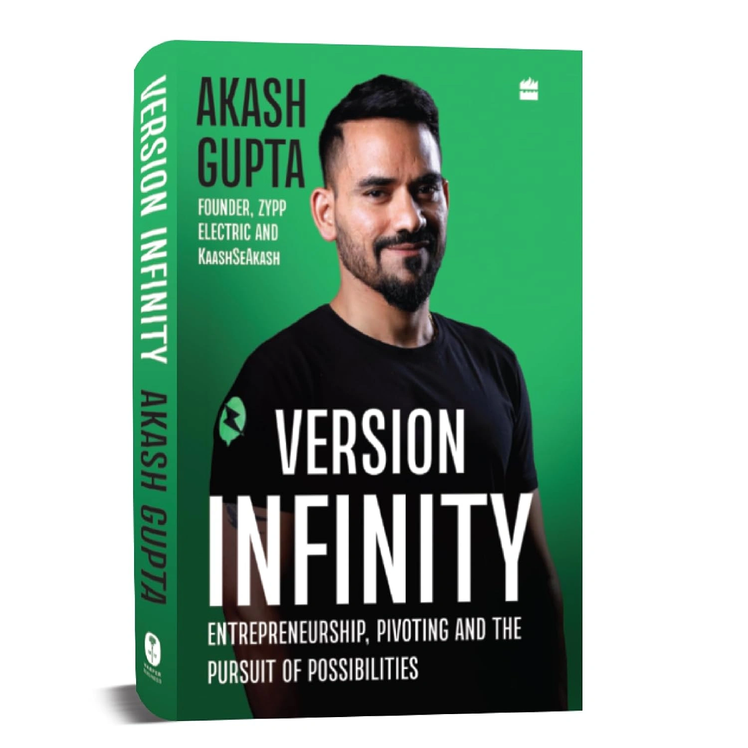 Version Infinity paperback, front and spine